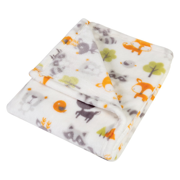 Trend Lab Green/Gray/Orange Baby Blanket Wayfair